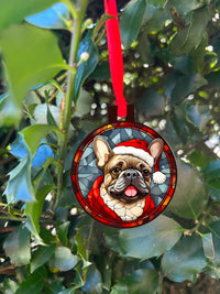 Thumbnail for Dog Breed Stained Glass Acrylic Christmas Ornament
