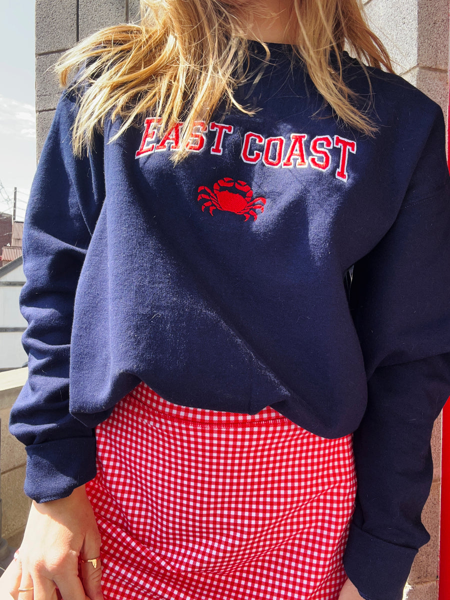Embroidered Fishermancore Sweatshirt - East Coast Style