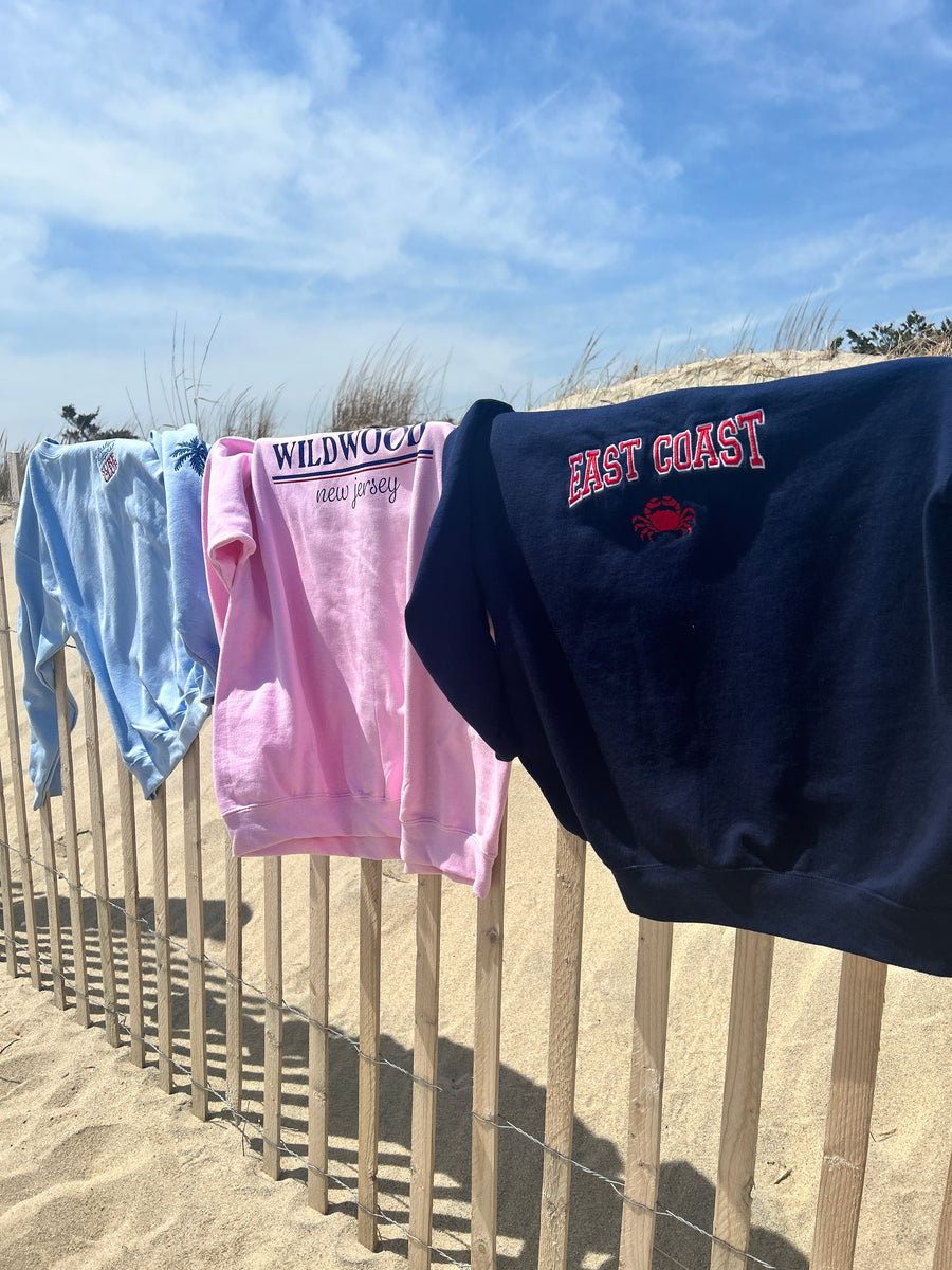 Embroidered Fishermancore Sweatshirt - East Coast Style