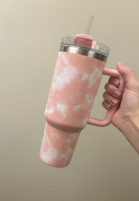 Thumbnail for Tie Dye 40 oz. Stanley Inspired Tumbler