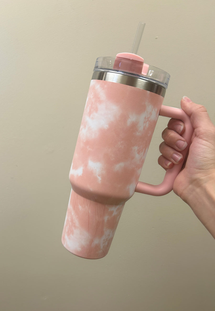 Tie Dye 40 oz. Stanley Inspired Tumbler