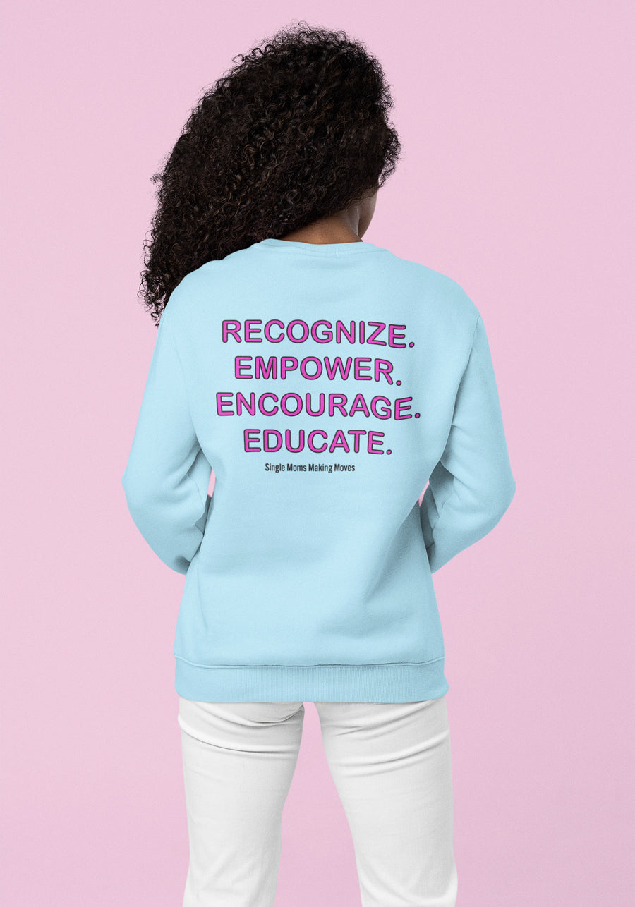 Single Moms Making Moves Licensed Crewneck Sweatshirt
