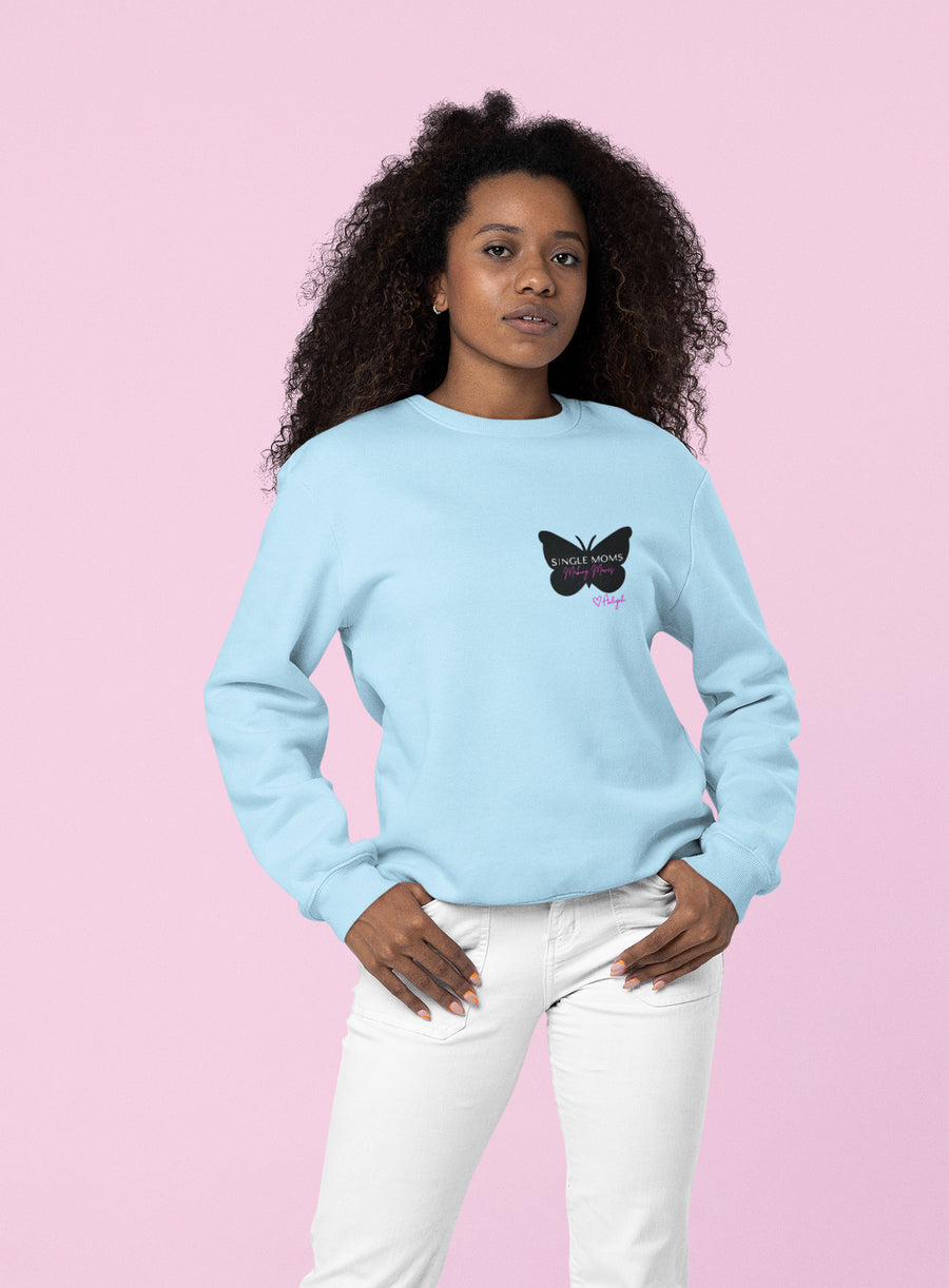 Single Moms Making Moves Licensed Crewneck Sweatshirt