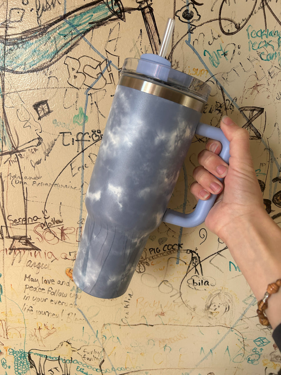 Tie Dye 40 oz. Stanley Inspired Tumbler