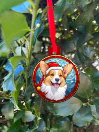 Thumbnail for Dog Breed Stained Glass Acrylic Christmas Ornament