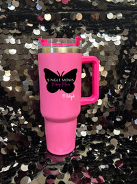Thumbnail for Single Moms Making Moves Licensed Hot Pink 40 oz. Tumbler