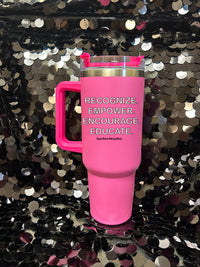 Thumbnail for Single Moms Making Moves Licensed Hot Pink 40 oz. Tumbler