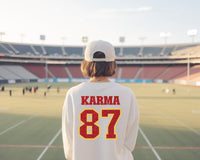 Thumbnail for Karma 87 in my Football Era TS Crewneck Sweatshirt