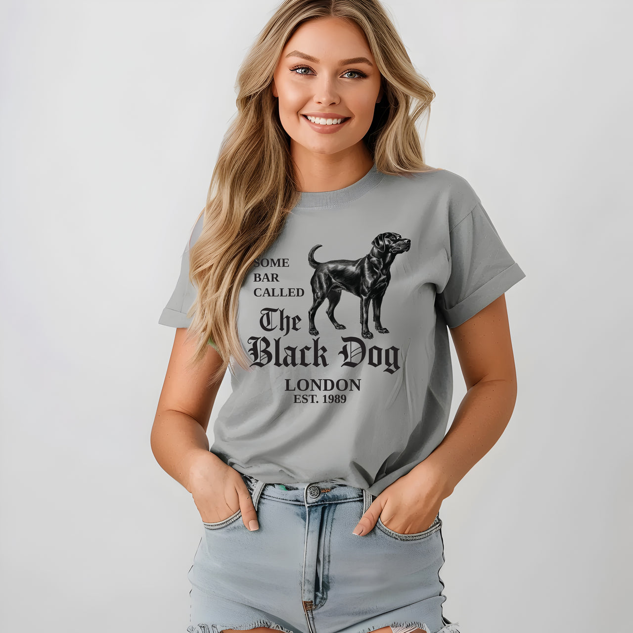 The Black Dog TS Crewneck T Shirt