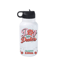 Thumbnail for Dogs Before Dudes Trendy Dog Bowl Water Bottle, Stainless Steel, 32 oz. Tumbler with 10 oz. Dog Bowl