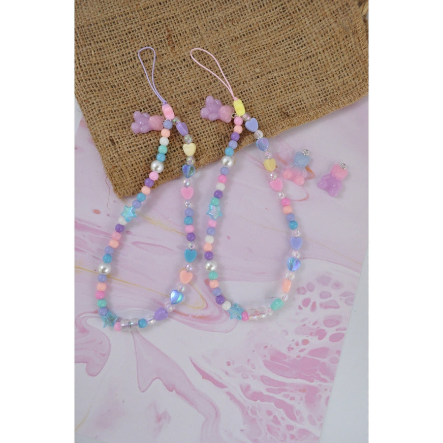 Y2K Gummy Bear Beaded Phone Chain