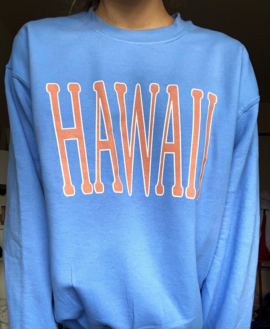 Hawaii Preppy Crewneck Sweatshirt