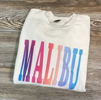 Thumbnail for Malibu Ombre Crewneck Sweatshirt