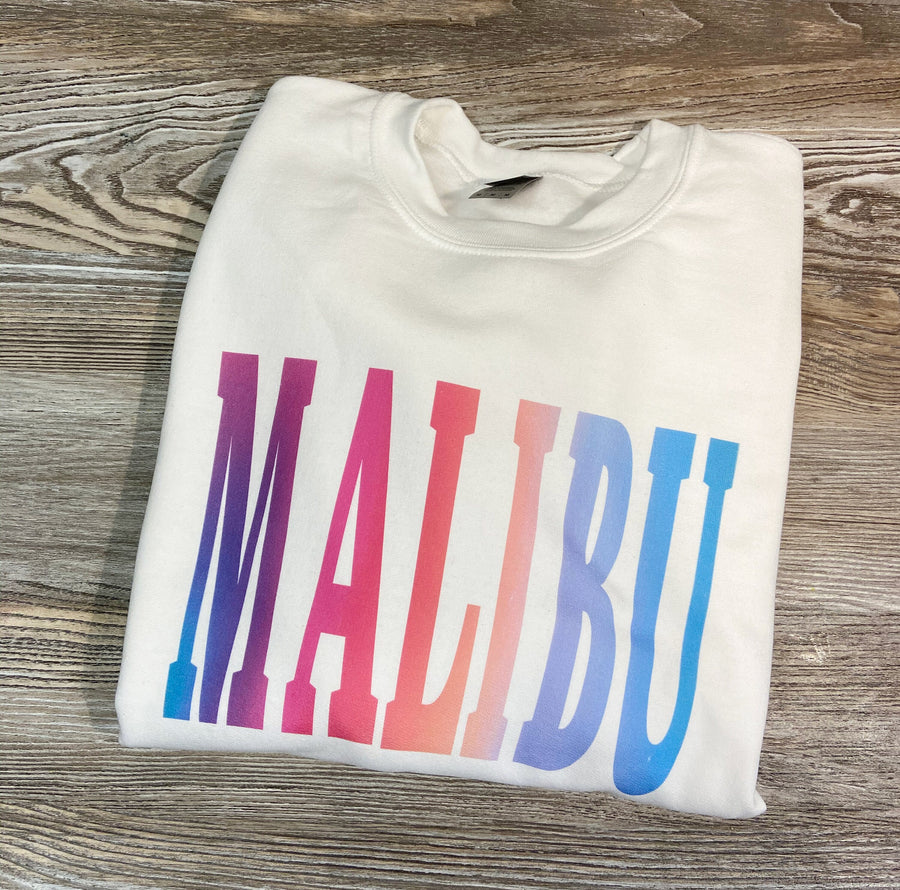 Malibu Ombre Crewneck Sweatshirt