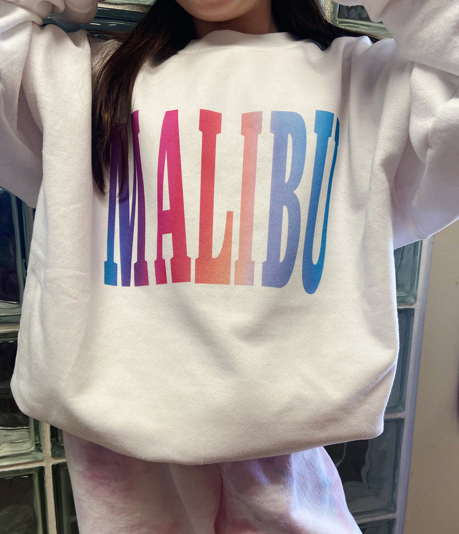 Malibu Ombre Crewneck Sweatshirt