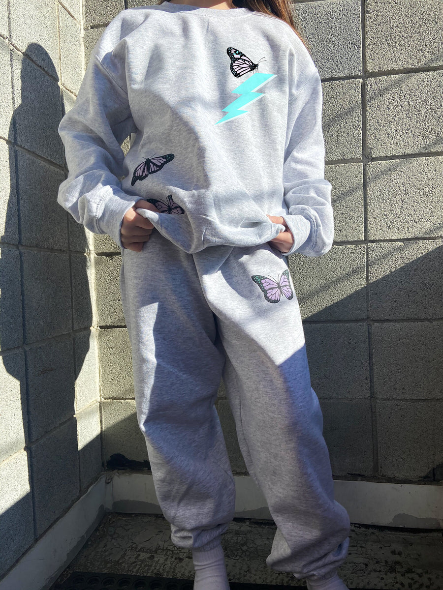 Lightning Bolt Butterfly Sweatsuit