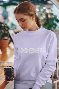 Thumbnail for Moon Phases Crewneck Sweatshirt