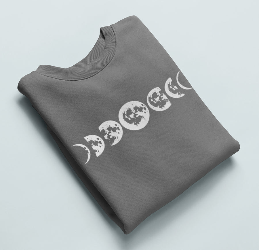 Moon Phases Crewneck Sweatshirt