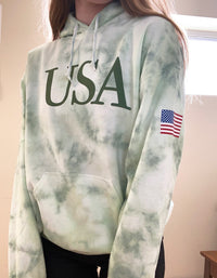 Thumbnail for Tie Dye USA Hoodie