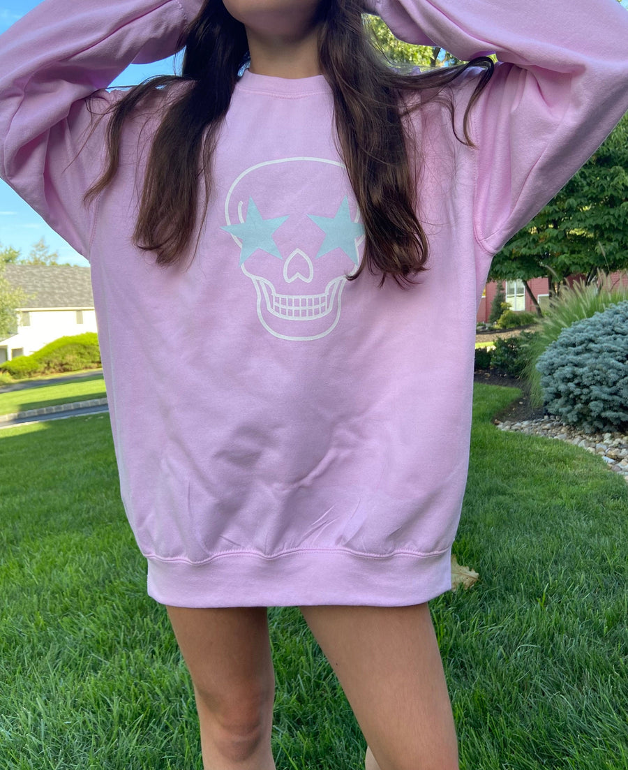 Star Eye Skull Crewneck Sweatshirt
