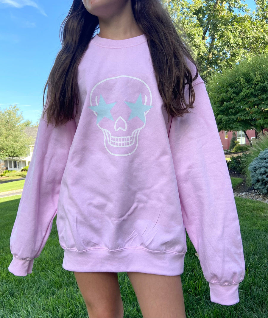 Star Eye Skull Crewneck Sweatshirt