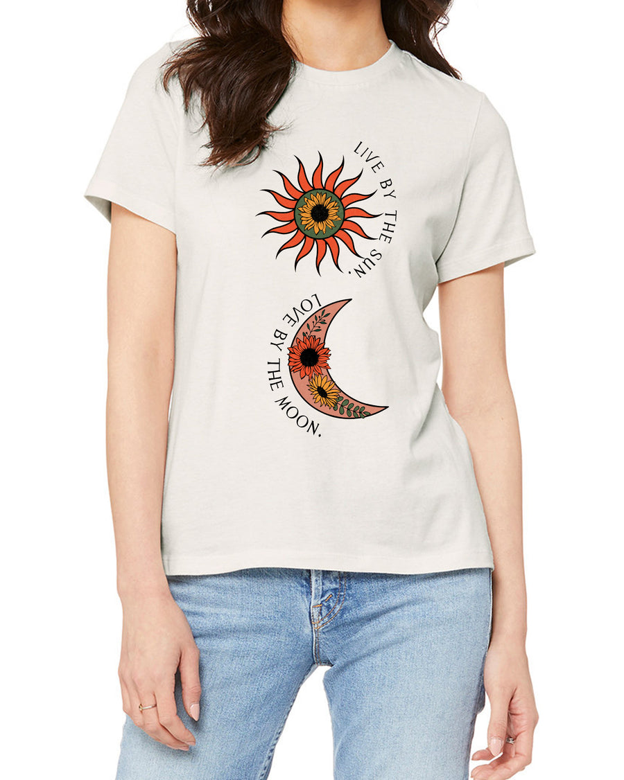 Live by the Sun, Love by the Moon Comfort Colors T Shirt
